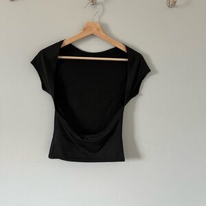Chic Black Women's Crop Top